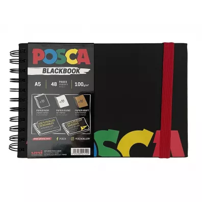 Szkicownik A5 na spirali BlackBook