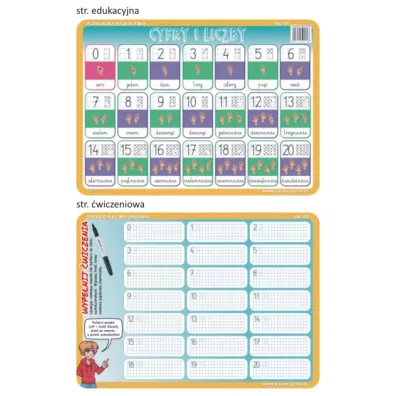 Visual System Podk�adka edukacyjna. ABC 05. Matematyka. Cyfry i liczby