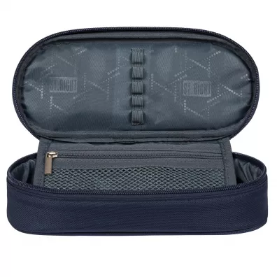 St. Majewski Pi�rnik saszetka usztywniona z wewn�trzn� klapk� St. Navy Blue Vintage