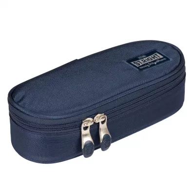 St. Majewski Pi�rnik saszetka usztywniona z wewn�trzn� klapk� St. Navy Blue Vintage