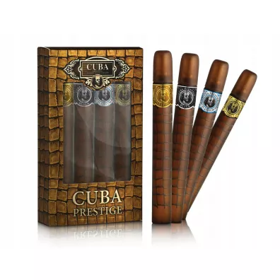 Cuba Original Cuba Prestige zestaw dla m�czyzn Classic woda toaletowa spray + Black woda toaletowa spray + Platinum woda toaletowa spray + Legacy woda toaletowa spray 4 x 35 ml