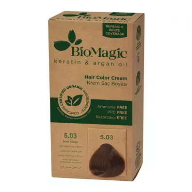 Biomagic Farba do w�os�w jasny z�oty br�z 5.03 250 g