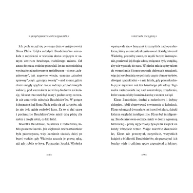 Przykry pocz�tek. Seria niefortunnych zdarze�. Tom 1