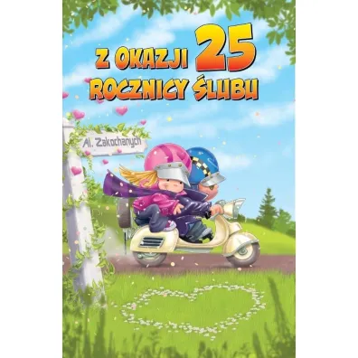 Trend Karnet okoliczno�ciowy Rocznica �lubu 25