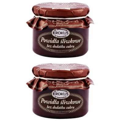 Krokus Powida liwkowe bez cukru Zestaw 2 x 310 g
