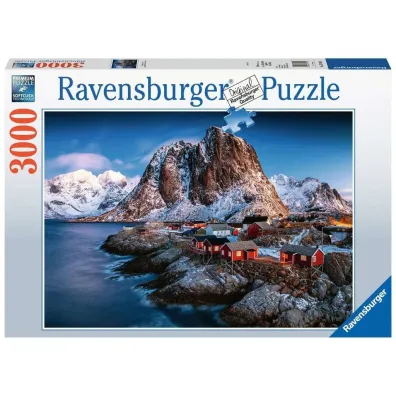 Puzzle 3000 el. Hamnoy na Lofotach Ravensburger