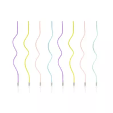PartyDeco �wieczki urodzinowe zakr�cone 14cm