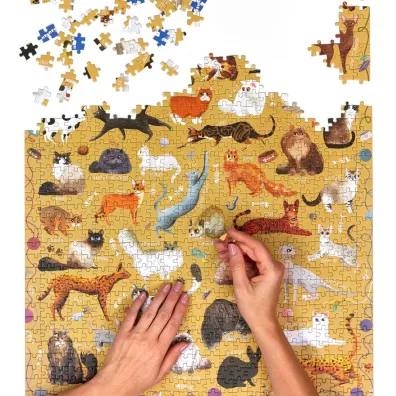 Puzzle Puzzlove CzuCzu 1000 el. Koty Bright Junior Media