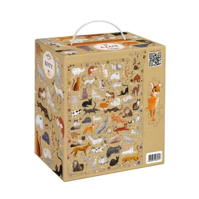 Puzzle Puzzlove CzuCzu 1000 el. Koty Bright Junior Media
