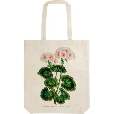 Skona Ting Torba bawe�niana STBAG 94 Bia�a pelargonia
