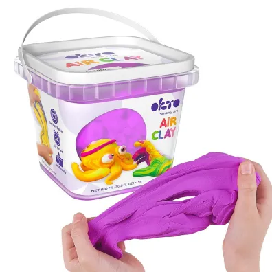 Okto Zestaw lekkiej powietrznej ciastoliny fiolet 910ml