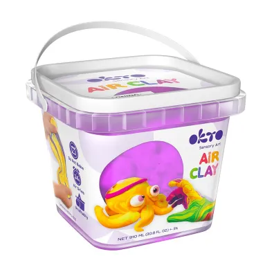 Okto Zestaw lekkiej powietrznej ciastoliny fiolet 910ml
