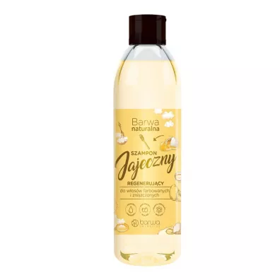 Barwa Naturalna jajeczny regenerujcy szampon do wosw farbowanych i zniszczonych 300 ml