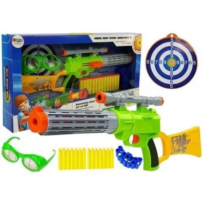 Karabin z tarcz� zielony LeanToys
