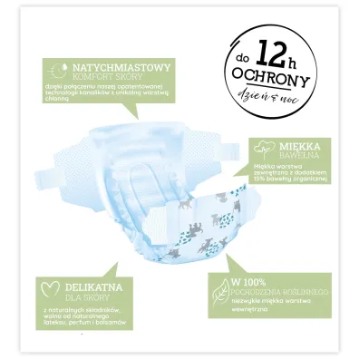 Moltex Ekologiczne pieluszki 5 Junior 11-25kg 25 szt.