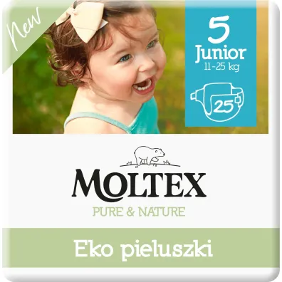 Moltex Ekologiczne pieluszki 5 Junior 11-25kg 25 szt.