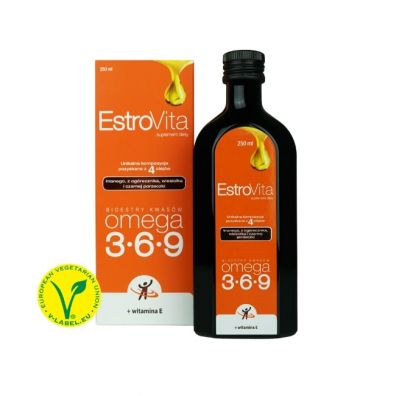 EstroVita Classic Kwasy Omega 3-6-9 Suplement diety 250 ml