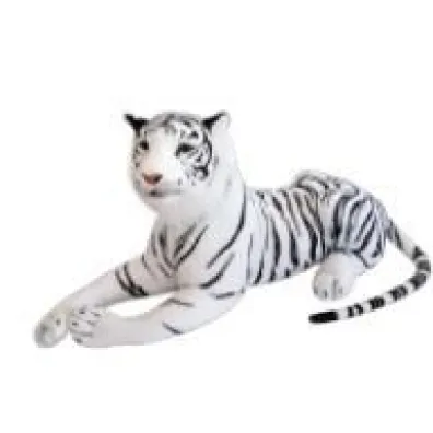 Tygrys bia�y le��cy 60cm Dubi