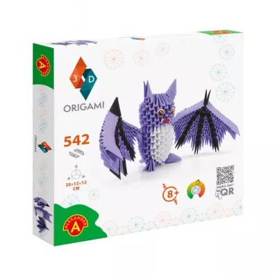 Origami 3D. Nietoperz Alexander