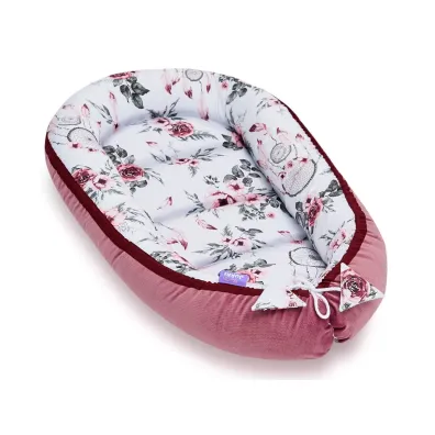 Jukki Zestaw 5-elementowy Velvet gniazdko - Summer Dream i Velvet w kolorze Old Rosa