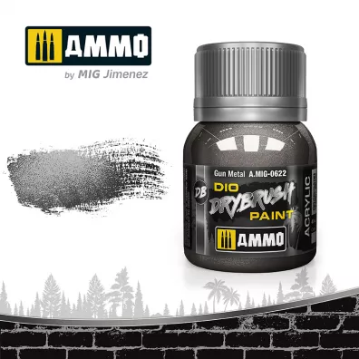 Ammo: DIO Drybrush - Gun Metal 40 ml