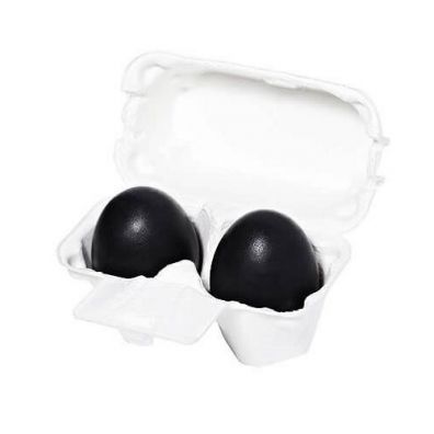 Holika Holika Smooth Egg Skin Charcoal Egg Soap mydło do twarzy z ekstraktem z węgla drzewnego 100 g