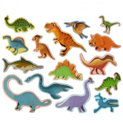 Maksik Du�e dinozaury - zestaw magnes�w