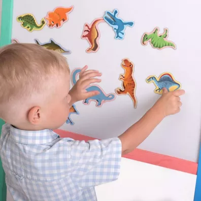 Maksik Du�e dinozaury - zestaw magnes�w