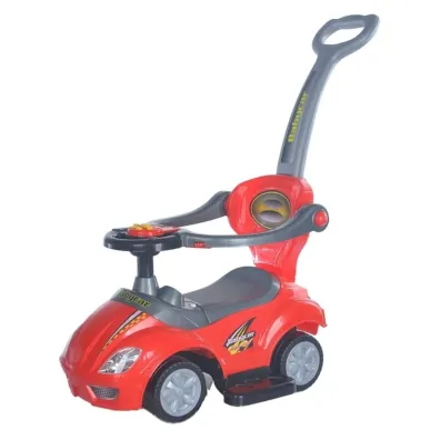 Je�dzik z r�czk� 3w1 Mega Car czerwony Baby Mix