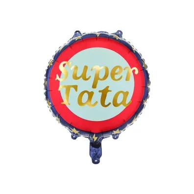 PartyDeco Balon foliowy Super Tata 45cm