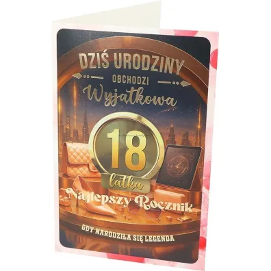 Yeku Karnet z wymiennymi rocznikami 18 damska