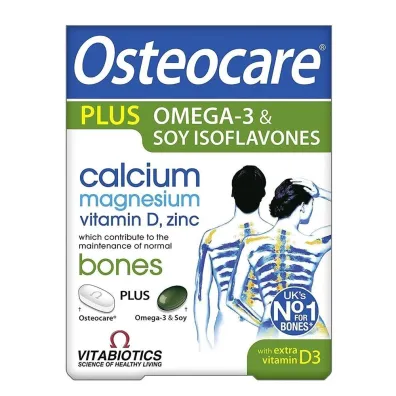 Vitabiotics Osteocare Plus Omega-3 & Soy Isoflavones suplement diety 84 tab.