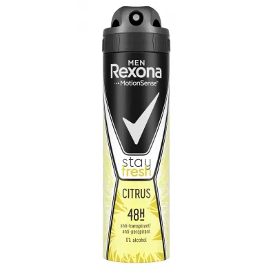 Rexona Motion Sense Men Antiperspirant Stay Fresh Citrus 150 ml