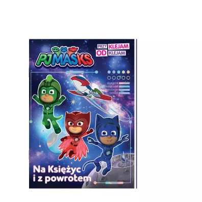 PJ Masks. Przyklejam Odklejam. Na Ksi�yc i z powrotem