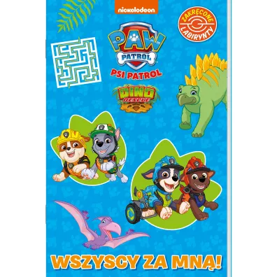 Wszyscy za mn�! Dino rescue. Psi Patrol. Zakr�cone labirynty