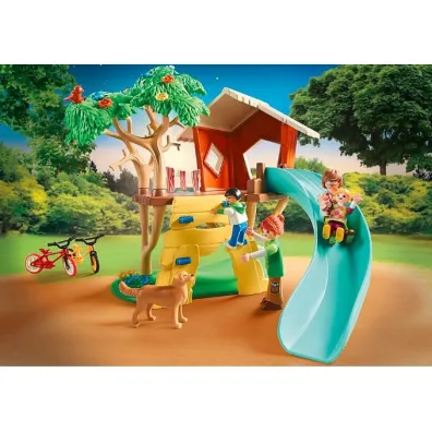 Klocki Zestaw z figurkami Family Fun 71001 Domek na drzewie ze zjedalni