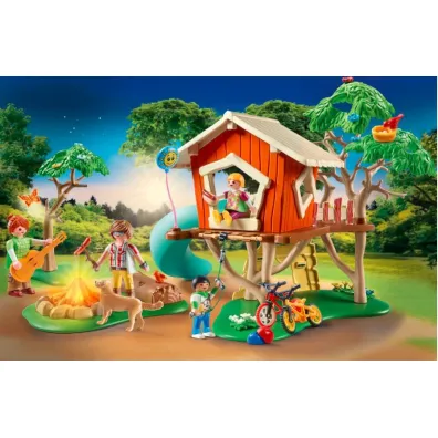 Klocki Zestaw z figurkami Family Fun 71001 Domek na drzewie ze zjedalni