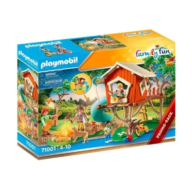 Klocki Zestaw z figurkami Family Fun 71001 Domek na drzewie ze zjedalni
