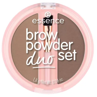 Essence Brow Powder Duo Set puder do brwi 01 Light 1.8 g