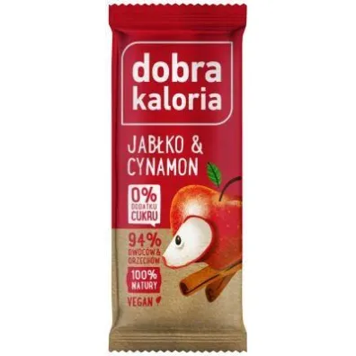 Dobra Kaloria Baton owocowy jab�ko i cynamon 35 g
