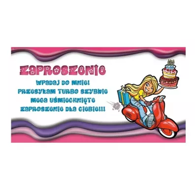 Stamp Zaproszenia Young nr 06 10 szt.