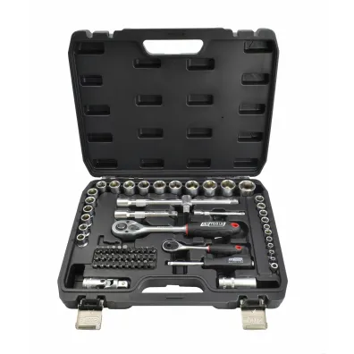 Awtools Zestaw kluczy 1/2" / 1/4" black line 72 el.