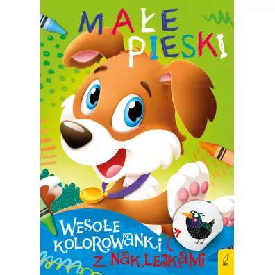 Ma�e pieski. Weso�e kolorowanki z naklejkami