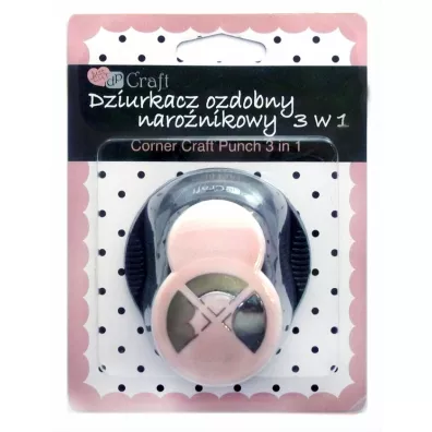 dpCraft Dziurkacz ozdobny naro�ny 3w1 serce MIX