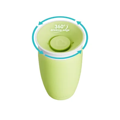 Kubek Munchkin Miracle 360&deg; 296ml zielony