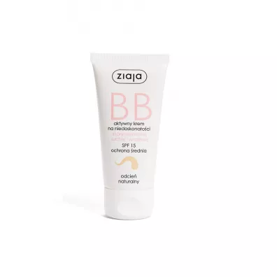 Ziaja BB aktywny krem na niedoskona�o�ci sk�ry normalnej suchej i wra�liwej odcie� naturalny 50 ml