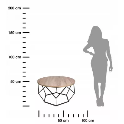 HowHomely Stolik kawowy Diamond 70 cm