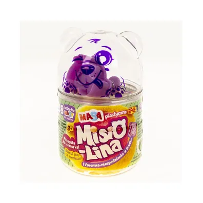 Misiolina Masa plastyczna pomara�cz 60g + foremka Epee