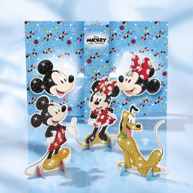 Zestaw kreatywny 2w1 bransoletki z charmsami i diamentowa mozaika Disney Mickey Totum