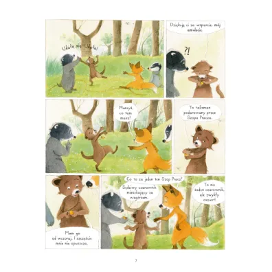 M�j pierwszy komiks 5+ Talizman. Pan Borsuk i pani Lisica. Tom 7